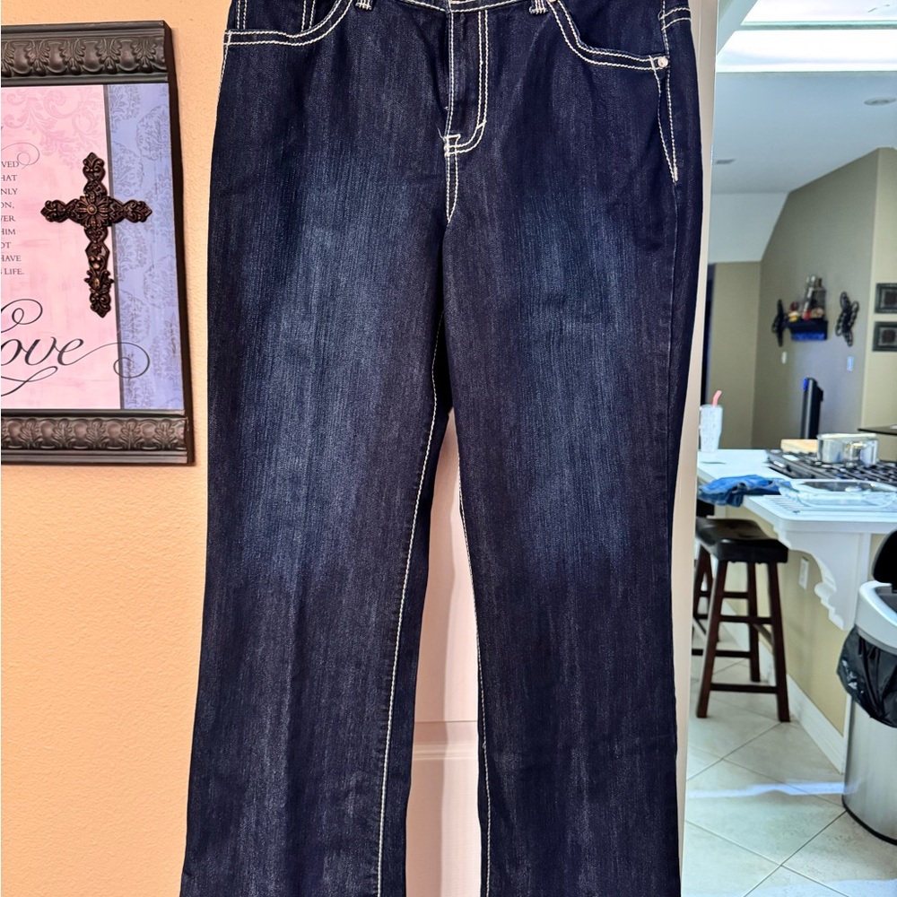 Style & Co. Dark Blue Boot Cut Jeans